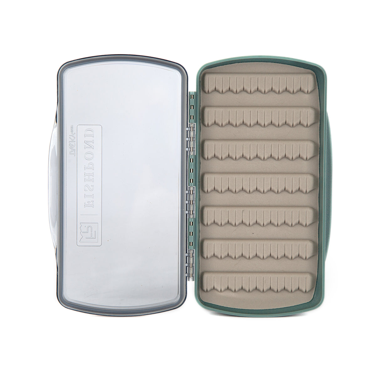 Tacky Pescador Fly Box - Medium - LowPro- Clear - Smoke Grey