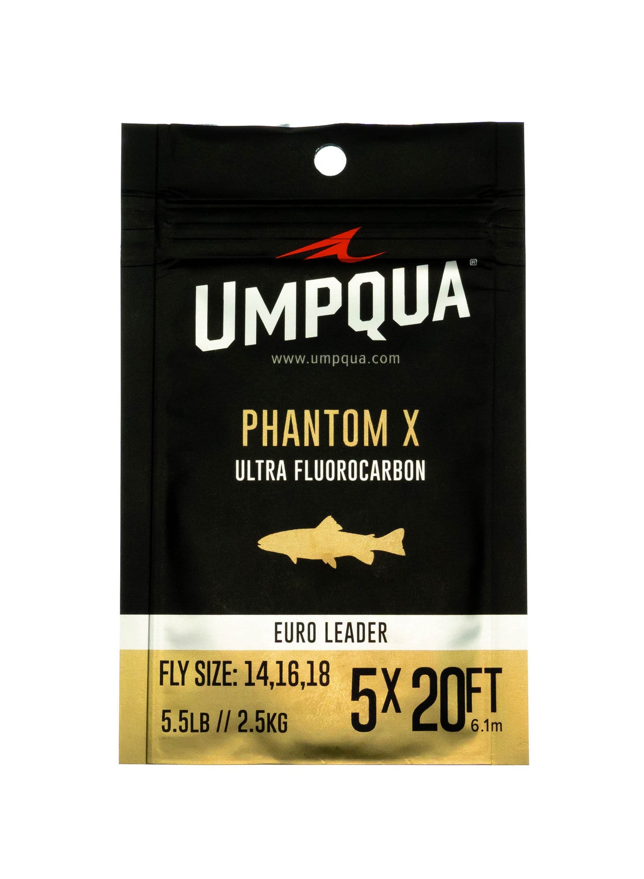 Umpqua - Phantom X Euro Nymph Leader 20" - Arbor Anglers