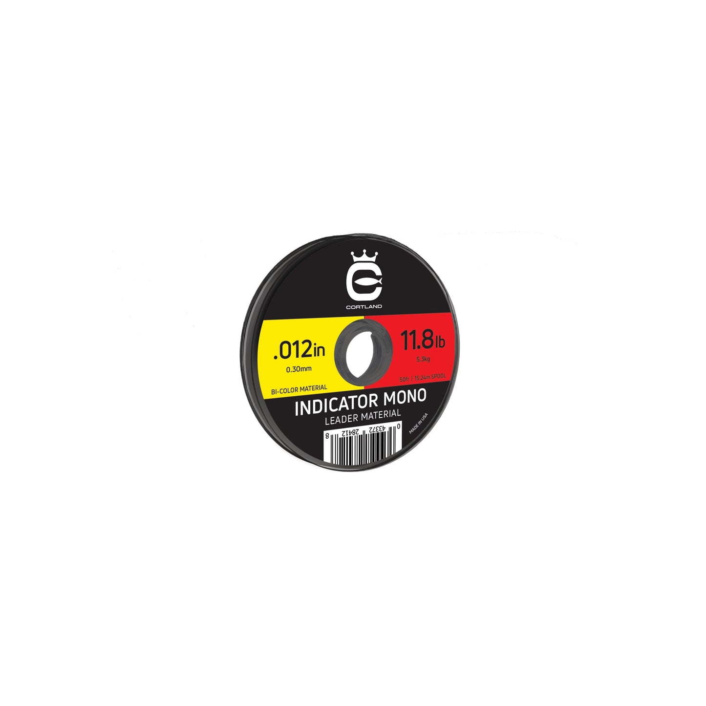 Cortland Indicator Mono Bi Color Red/Yellow - Arbor Anglers