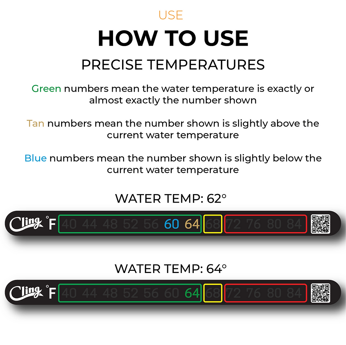 Cling Temperature Tape - Arbor Anglers