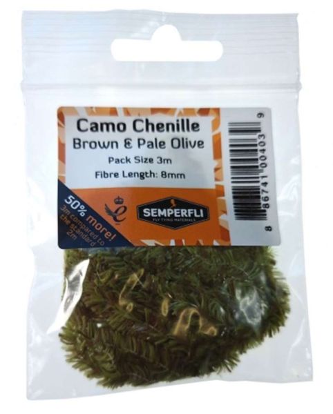 Camo Chenille 8mm Medium - Arbor Anglers