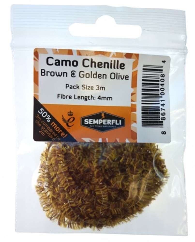 Camo Chenille 8mm Medium - Arbor Anglers