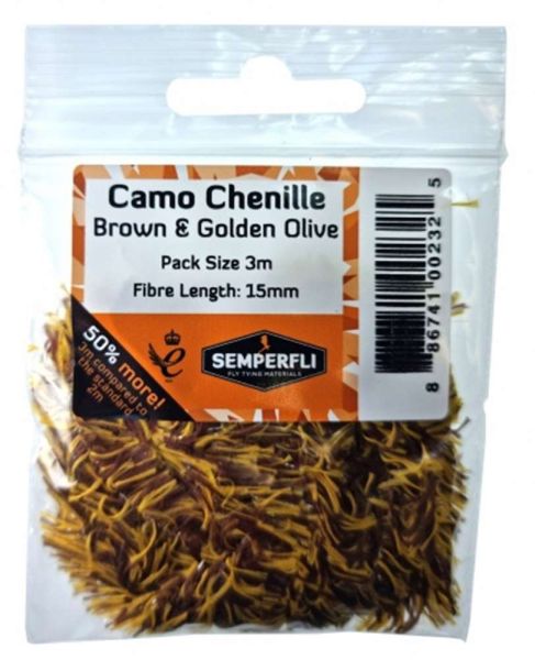 Camo Chenille 15mm Large - Arbor Anglers
