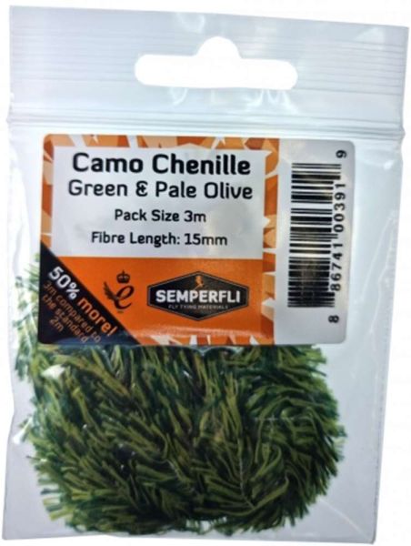 Camo Chenille 15mm Large - Arbor Anglers
