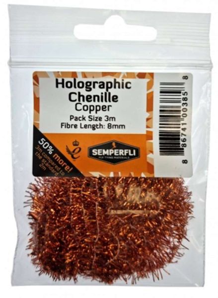 Metallic Tinsel Chenille 8mm Medium - Arbor Anglers