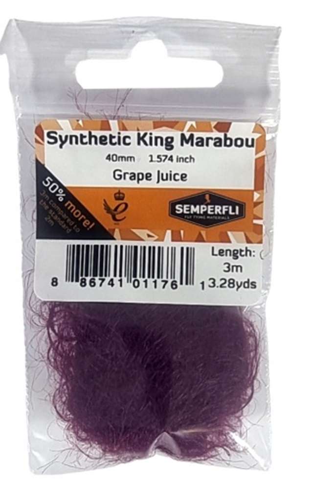 Synthetic King Marabou 40mm - Arbor Anglers