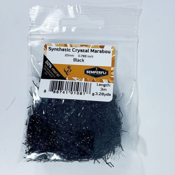 Synthetic Crystal Marabou 20mm - Arbor Anglers