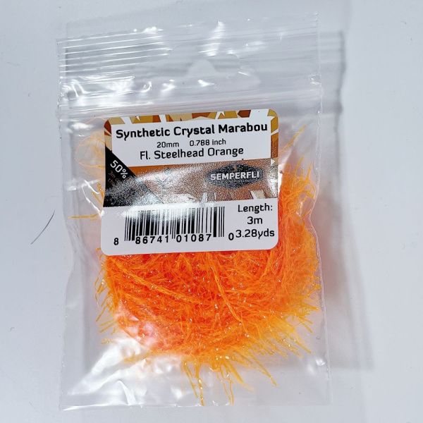 Synthetic Crystal Marabou 20mm - Arbor Anglers