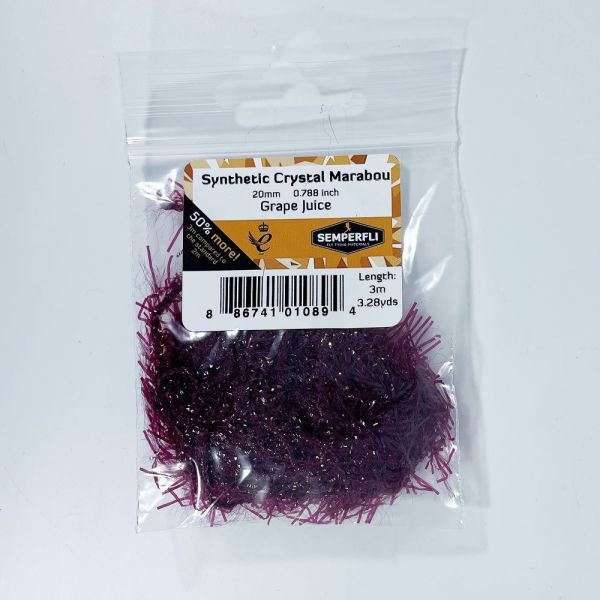 Synthetic Crystal Marabou 20mm - Arbor Anglers