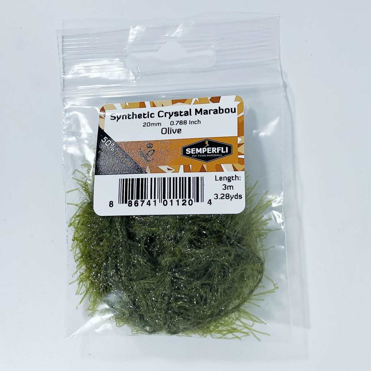 Synthetic Crystal Marabou 20mm - Arbor Anglers