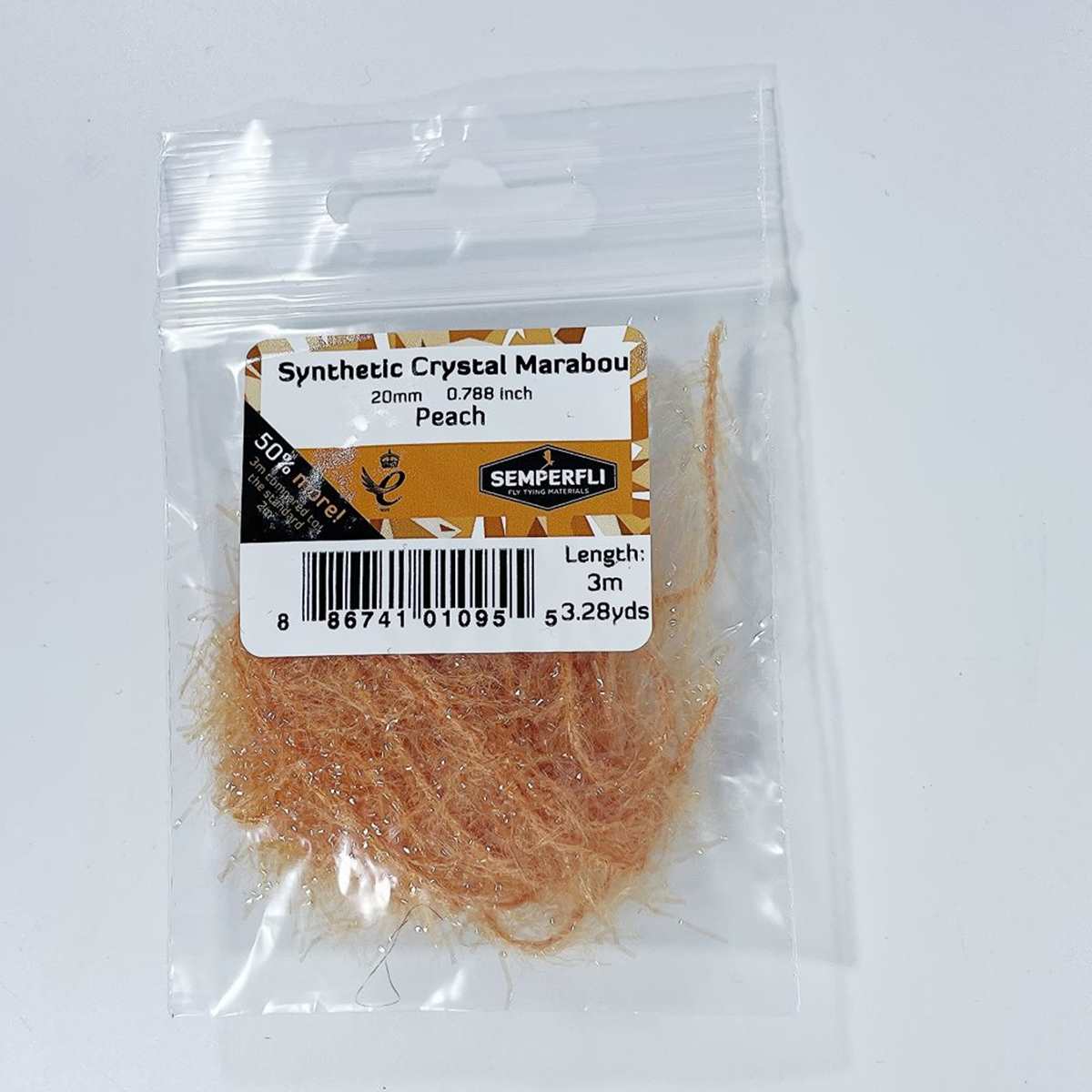 Synthetic Crystal Marabou 20mm - Arbor Anglers