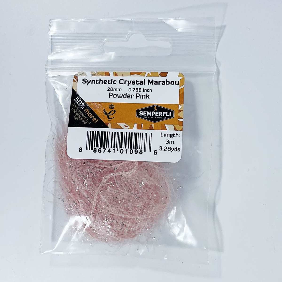 Synthetic Crystal Marabou 20mm - Arbor Anglers