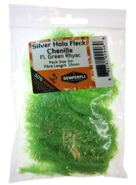 Silver Tinsel Fleck 15mm Large - Arbor Anglers