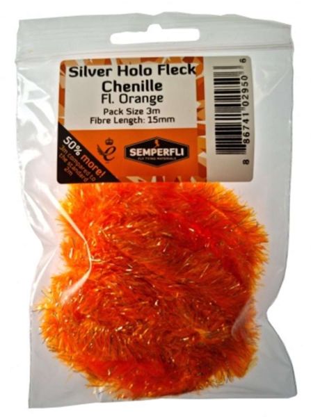 Silver Tinsel Fleck 15mm Large - Arbor Anglers