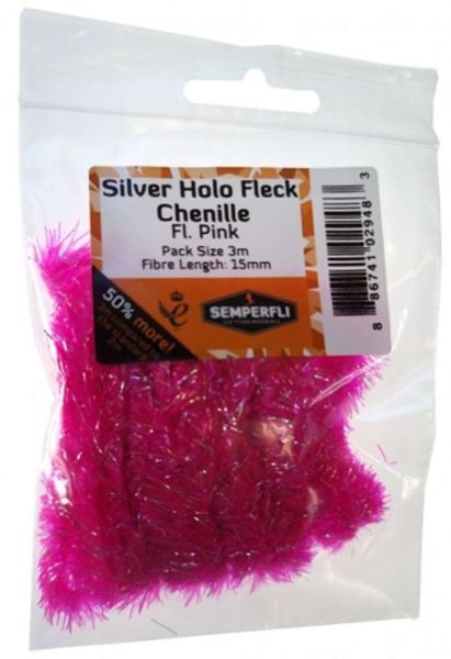 Silver Tinsel Fleck 15mm Large - Arbor Anglers