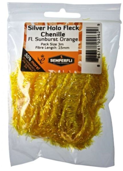 Silver Tinsel Fleck 15mm Large - Arbor Anglers