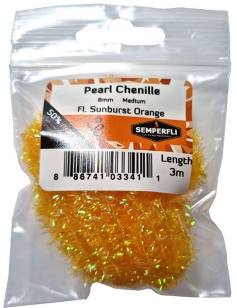 Pearl Chenille 8mm Medium - Arbor Anglers
