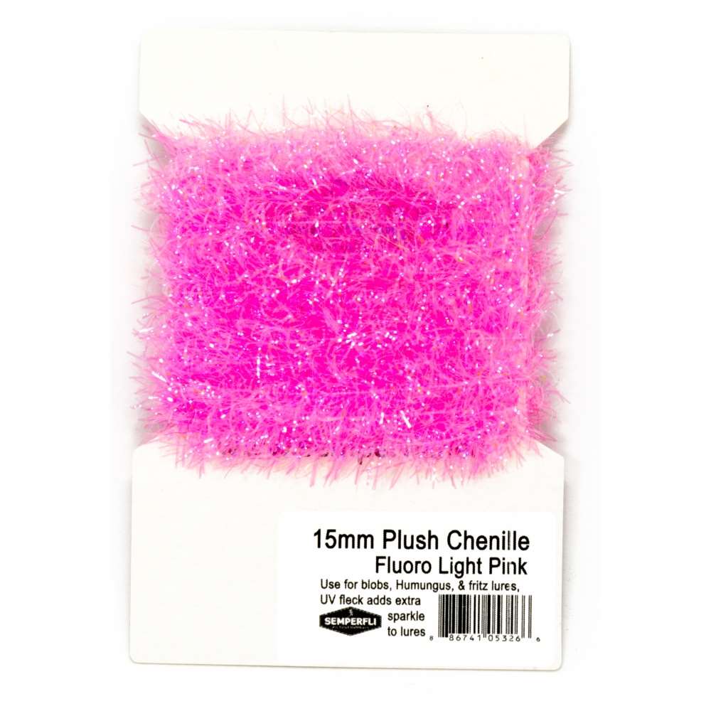 15mm Plush Transluscent Chenille - Arbor Anglers