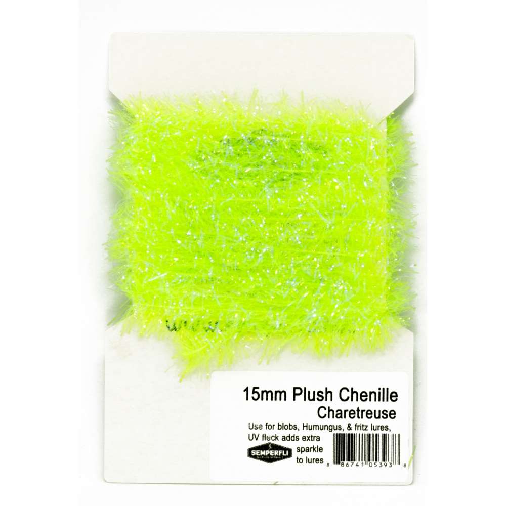 15mm Plush Transluscent Chenille - Arbor Anglers
