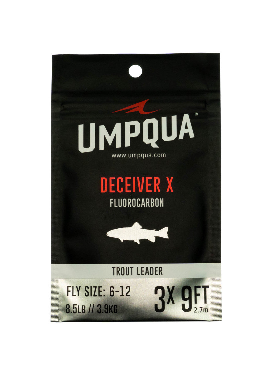 Umpqua - Deceiver X Fluorocarbon Leader 9' - Arbor Anglers