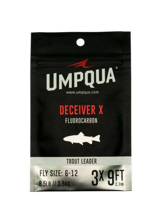 Umpqua - Deceiver X Fluorocarbon Leader 9' - Arbor Anglers