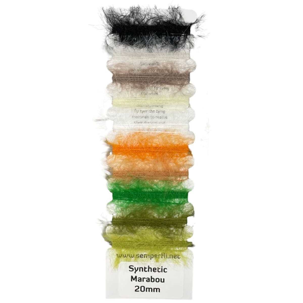 Synthetic Marabou 20mm Multicard - Arbor Anglers