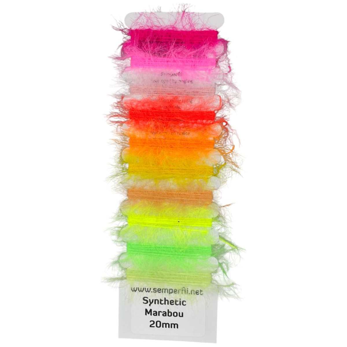 Synthetic Marabou 20mm Multicard - Arbor Anglers
