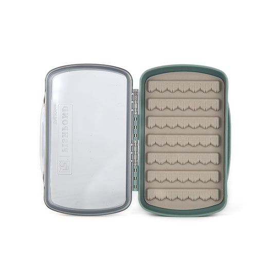 Tacky Pescador Fly Box - Small - LowPro- Clear - Smoke Grey